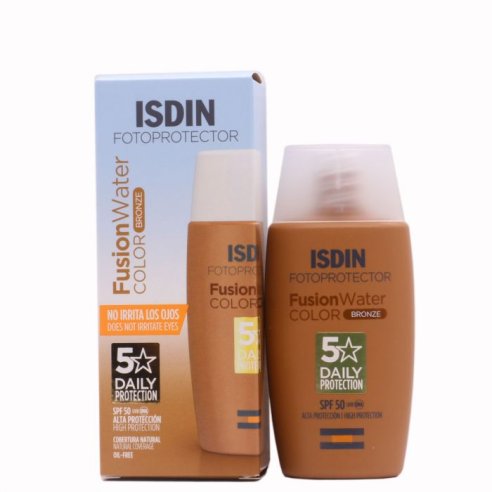 FOTOPROTECTOR ISDIN SPF 50 FUSION WATER COLOR BRONZE