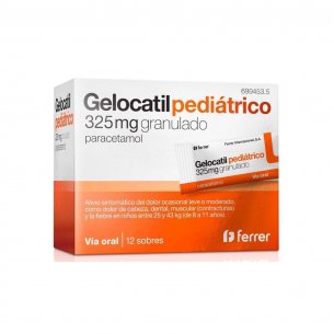 GELOCATIL 325 mg 12 SOBRES GRANULADO ORAL
